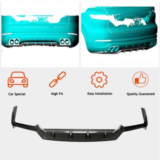 Rear Bumper Diffuser (2018-2023, Carbon) Porsche Cayenne 2018- photo 2