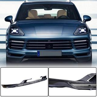 Front Lip Overlay (for Base 2018-2023, Carbon) Porsche Cayenne 2018- photo 1