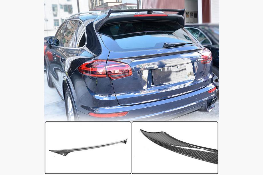 Porsche Cayenne 2010-2017 Lower Spoiler (2015-2018, Carbon) Image