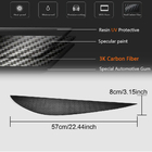 Porsche Macan 2014-2024 Headlight Eyelids (2014-2018, Carbon) photo 6
