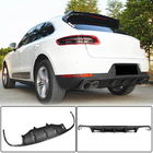 Porsche Macan 2014-2024 Rear Bumper Diffuser V1 (2014-2021, Carbon) photo 1
