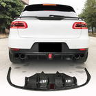 Porsche Macan 2014-2024 Rear Bumper Diffuser V2 (2014-2021, Carbon) photo 1