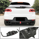 Porsche Macan 2014-2024 Rear Bumper Diffuser V2 (2014-2021, Carbon) photo 2