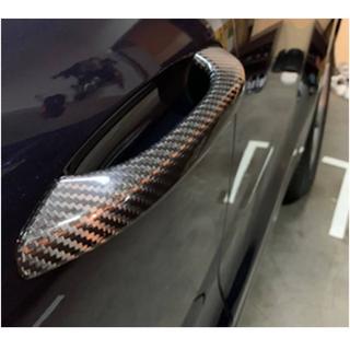 Door Handle Covers (2018-2021, Carbon) Porsche Macan 2014-2024 photo 2