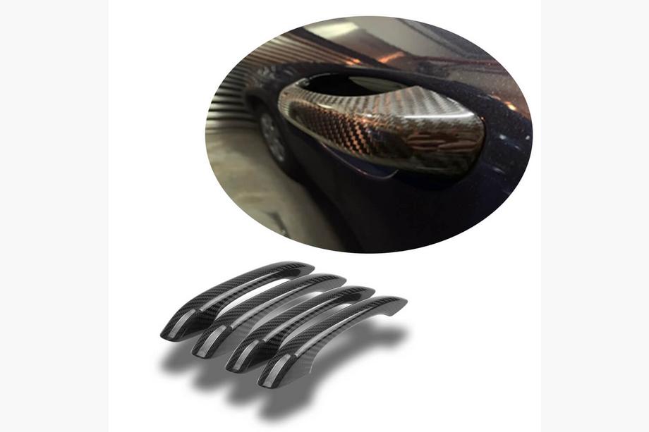 Porsche Macan 2014-2024 Door Handle Covers (2018-2021, Carbon) Image