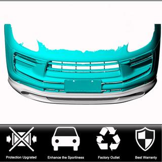 Front Bumper Lip Spoiler (2022+, Carbon) Porsche Macan 2014-2024 photo 2