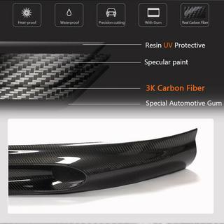 Front Bumper Lip Spoiler (2022+, Carbon) Porsche Macan 2014-2024 photo 4