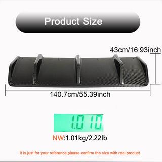 Rear Bumper Diffuser V1 (2021+, Carbon) Porsche Macan 2014-2024 photo 4