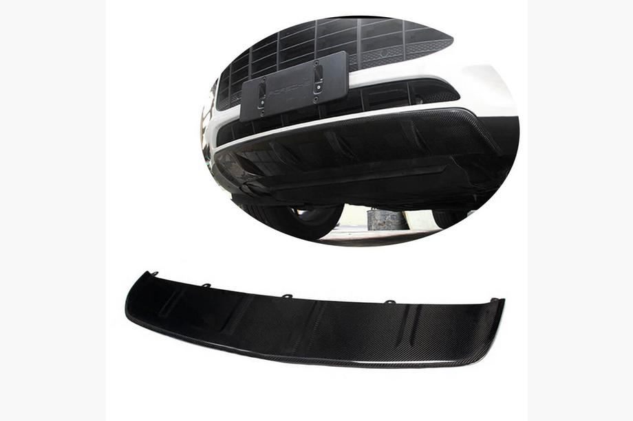 Porsche Macan 2014-2024 Front Bumper Lip V1 (2014-2018, Carbon) Image