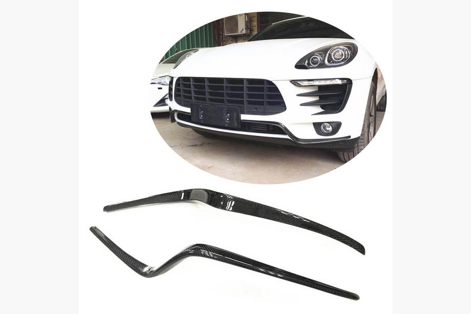 Porsche Macan 2014-2024 Carbon Front Bumper Flaps (2014-2018) Image