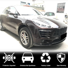 Porsche Macan 2014-2024 Front Bumper Lip V2 (2014-2018, Carbon) photo 2