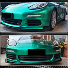 Porsche Panamera 2009-2016 Front Bumper Lip Spoiler (for Base 2013-2016, Carbon) photo 5