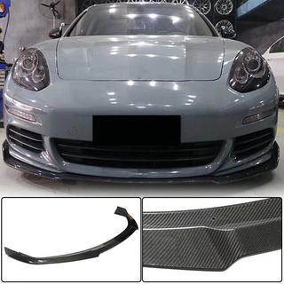 Front Bumper Lip Spoiler (for Base 2013-2016, Carbon) Porsche Panamera 2009-2016 photo 1