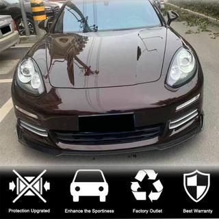 Front Bumper Lip Spoiler (for Base 2013-2016, Carbon) Porsche Panamera 2009-2016 photo 3