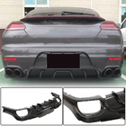 Porsche Panamera 2009-2016 Rear Bumper Diffuser (2013-2016, Carbon) photo 1