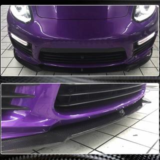 Front Bumper Lip V1 (for Turbo/Turbo S/GTS) Porsche Panamera 2009-2016 photo 4