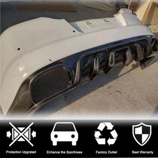 Rear Bumper Diffuser (2009-2013, Carbon) photo 2
