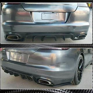 Rear Bumper Diffuser (2009-2013, Carbon) photo 3