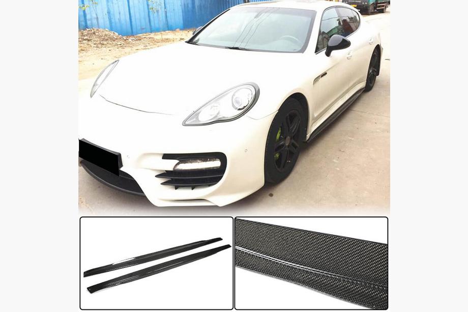 Porsche Panamera 2009-2016 Side Skirts V1 (2009-2013, Carbon) Image