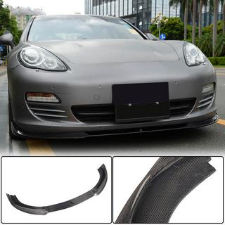 Front Bumper Lip Spoiler (for Base 2009-2013, Carbon) Porsche Panamera 2009-2016 photo 1