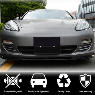 Front Bumper Lip Spoiler (for Base 2009-2013, Carbon) Porsche Panamera 2009-2016 photo 2