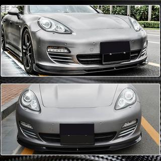 Front Bumper Lip Spoiler (for Base 2009-2013, Carbon) Porsche Panamera 2009-2016 photo 4