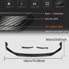 Porsche Panamera 2016-2023 Front Bumper Lip Spoiler (2016-2020, Carbon) photo 8
