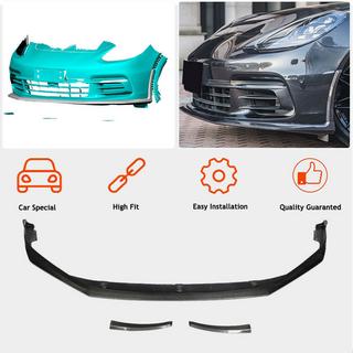 Front Bumper Lip Spoiler (2016-2020, Carbon) photo 2