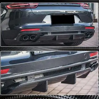 Rear Bumper Diffuser (2016-2020, Carbon) photo 4