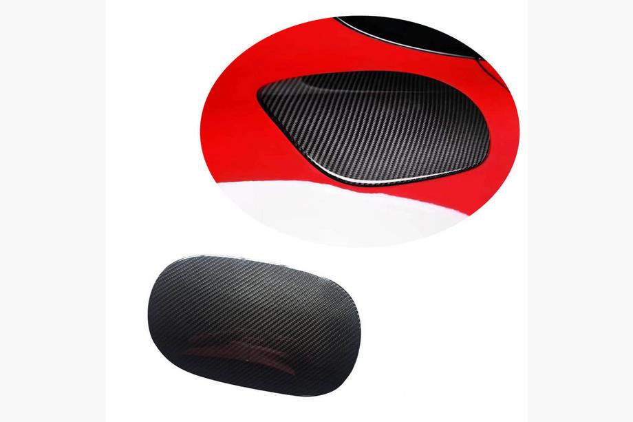 Porsche Panamera 2016-2023 Fuel Cap Cover (2016-2020, Carbon) Image