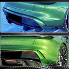 Porsche Taycan 2019- Rear Bumper Diffuser (2019-2024 Base SD, Carbon) photo 4