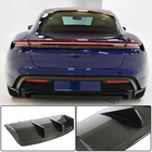 Porsche Taycan 2019- Rear Bumper Diffuser (for 2019-2024 Turbo S SD, Carbon) photo 1
