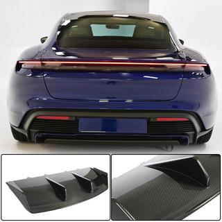 Rear Bumper Diffuser (for 2019-2024 Turbo S SD, Carbon) photo 1