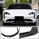 Porsche Taycan 2019- Front Bumper Lip Spoiler (for 2019-2024 Turbo S, Carbon) photo 1