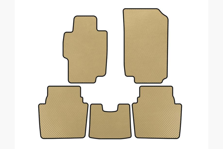 Honda Accord VII 2002-2007 EVA Floor Mats (SD, Beige) Image