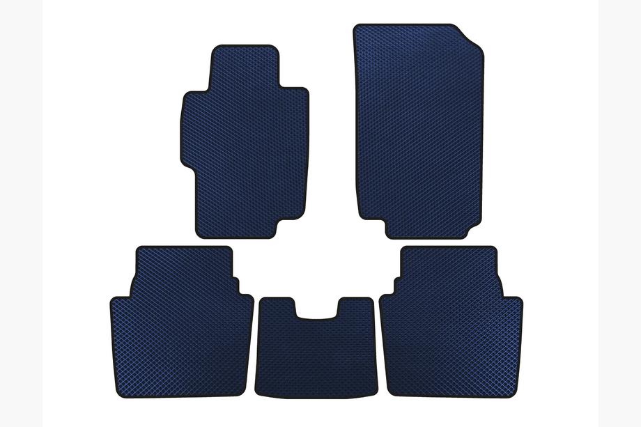 Honda Accord VII 2002-2007 EVA Floor Mats (SD, Blue) Image