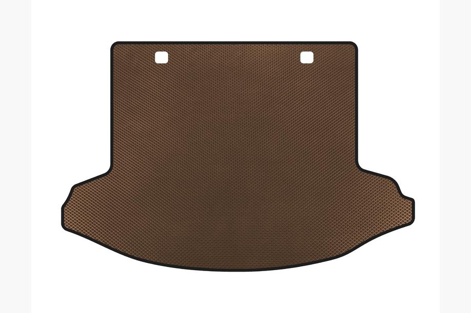 Honda CRV 2017-2022 EVA Trunk Mat v2 (7-Seater, Brown) Image