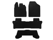 Honda Pilot 2015-2022 EVA Floor Mats (3 Rows, Black) photo 1