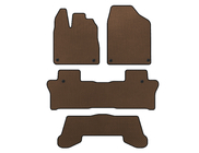 Honda Pilot 2015-2022 EVA Floor Mats (3 Rows, Brown) photo 1