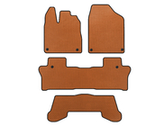 Honda Pilot 2015-2022 EVA Floor Mats (3 Rows, Orange) photo 1
