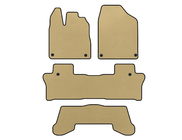 Honda Pilot 2015-2022 EVA Floor Mats (3 Rows, Beige) photo 1