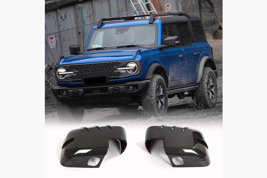Ford Bronco 2021- Mirror Covers (Carbon) Image