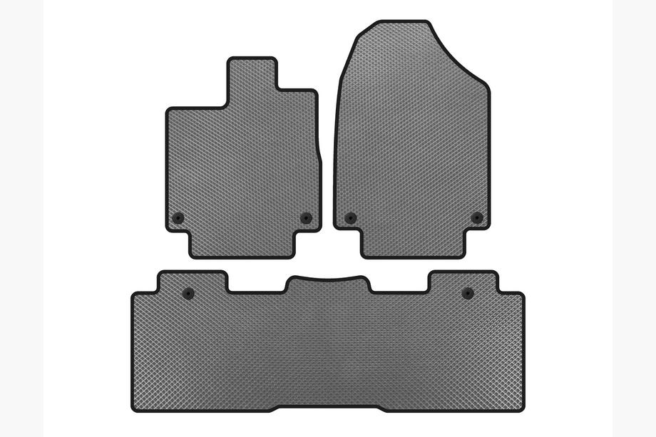 Honda Odyssey 2017– EVA Floor Mats (2 Rows, Gray) Image