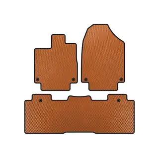 EVA Floor Mats (2 Rows, Orange)