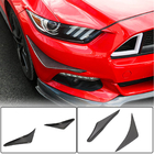 Ford Mustang 2015-2023 Front bumper lip (2015-2017, Carbon) photo 1
