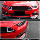 Ford Mustang 2015-2023 Front bumper lip (2015-2017, Carbon) photo 4