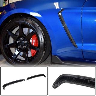 Front fender trims (2018-2023, Carbon) Ford Mustang 2015-2023 photo 1