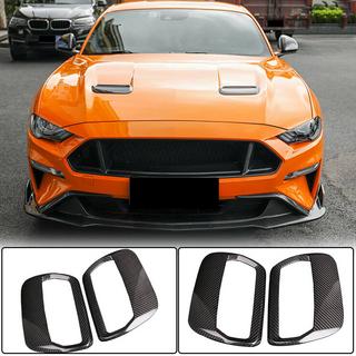 Hood Cover (2018-2023, Carbon) Ford Mustang 2015-2023 photo 1