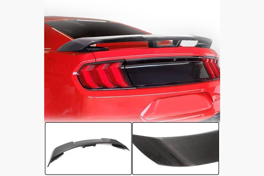 Ford Mustang 2015-2023 Spoiler V2 (Carbon) Image