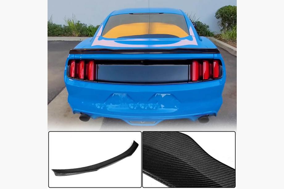 Ford Mustang 2015-2023 Spoiler V4 (Carbon) Image